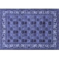 thumbnail image 1 of Ahgly Company Indoor Rectangle Persian Blue Traditional Area Rugs, 2' x 3', 1 of 4