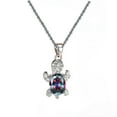 thumbnail image 1 of Openpig Collier Tortue Pierre de Naissance Bijoux pour Femmes Bleu Joli Traité, 1 of 1