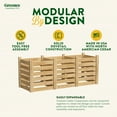 thumbnail image 5 of Greenes Fence Outdoor Cedar Wood Composter 24" x 48" x 31", 154.60 gal, 5 of 8