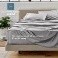 thumbnail image 6 of Bare Home 7-Piece Bed-in-a-Bag - California King, Gray with Light Gray Sheet Set, 6 of 9