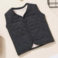 thumbnail image 2 of Fozruso Girls Outerwear Jackets 3-4 Years,Insulated Warm Vest For Kids With Trim Detailing Cozy Layering Piece For Girls And Boys Toddler Sleeveless Jacket Black, 2 of 4