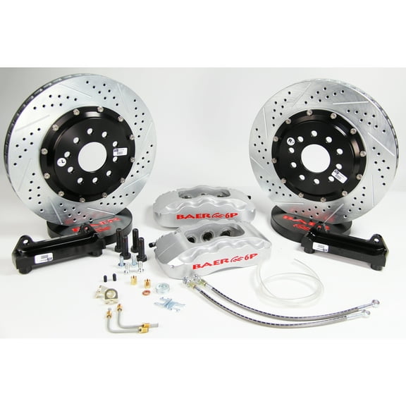 Baer Brakes 4402004S 14" Pro  Rear Brake Kit - Silver