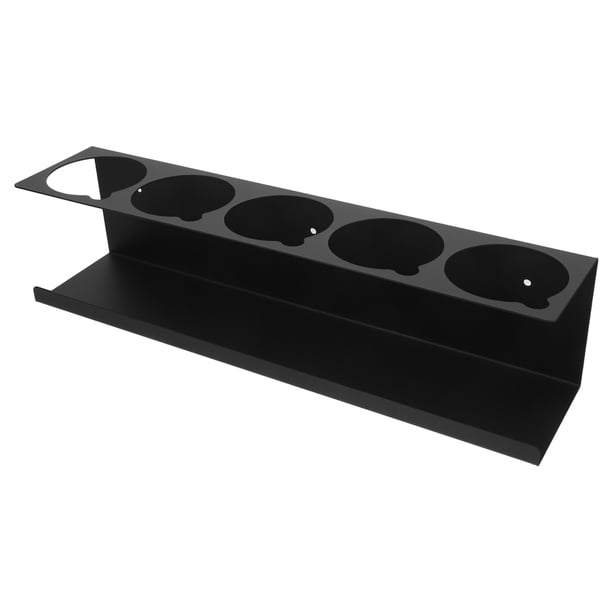 Estante de almacenamiento de pared para aerosoles, soporte para botellas, organizador metálico resistente para garaje y hogar, ideal para talleres y cuartos de herramientas