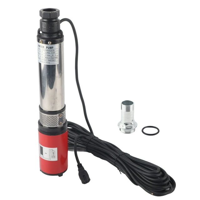 Pompe à Eau Solaire, Pompe à Puits Profond DC Pratique à Utiliser Performance Stable pour Appareils Ménagers
