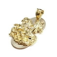 thumbnail image 6 of 10k yellow gold saint George pendant charm horse dragon fine gift jewelry 9.6g, 6 of 12