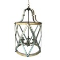 thumbnail image 1 of Round Antique Silver & Natural Chandelier, 1 of 1