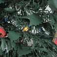 thumbnail image 3 of Northlight 6' Prelit Artificial Christmas Tree Gold and Red Plaid Pop-Up - Multicolor Lights, 3 of 4