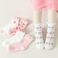 thumbnail image 6 of Ougyinr 1-12 Years Toddler Baby Socks Short Socks Thin Socks Kids Socks Cotton Socks Breathable Socks Cartoon Socks for Boys Girls 5 Pack, 6 of 9