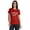 Red, variant on Inkmeso Scoop-Neck Parenting Is F**King Hard Graphic Tshirt Short Sleeve Casual