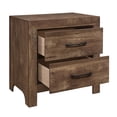 thumbnail image 6 of Queen Size Bedroom Set- Brown- Panel- 3-Piece Set with Bed and Two Nightstands, 6 of 9
