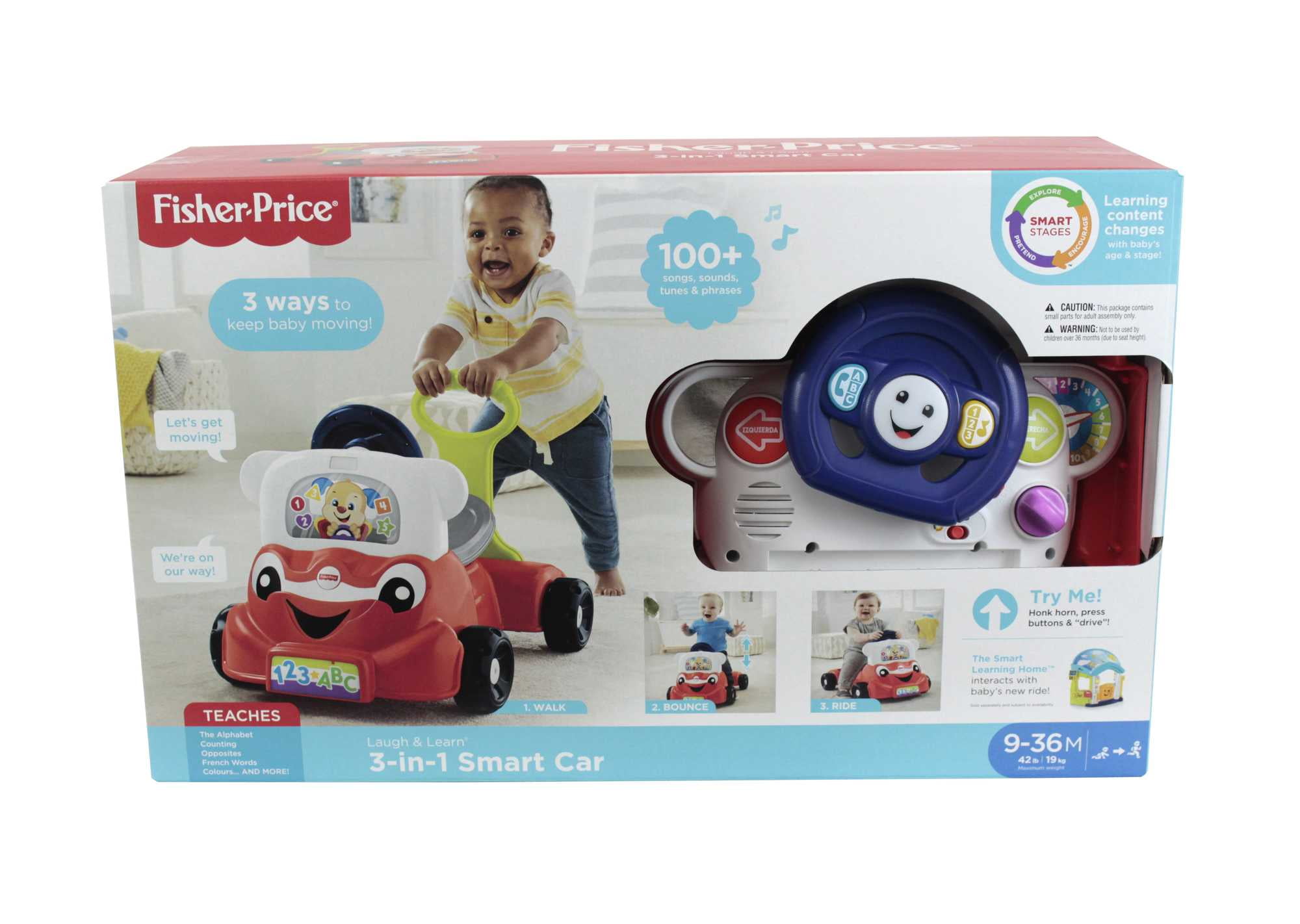 Fisher-Price Smart Car Interactive Walker Ride-On Hungary Ubuy