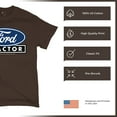 thumbnail image 6 of Ford Tractor Logo Blue T-shirt Vintage Farm Rustic Classic Brand Heritage Retro Life Agricultural Field Men's Tee, 6 of 7