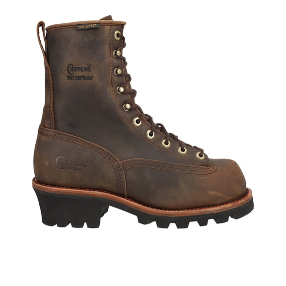 Chippewa Mens Paladin Logger 8 Inch Waterproof Round Toe