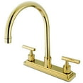 thumbnail image 1 of Kingston Brass Robinet de Cuisine Manhattan Double Poignée 8 Pouces, 1 of 3