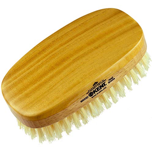 Kent MS23D Finest Men's Military Style Satinwood Beechwood Hair Brush