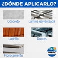 thumbnail image 3 of Impac Impermeabilizante Acrílico Fibratado Blanco 3 Años, Cubeta 19 Litros, 3 of 5