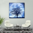 thumbnail image 1 of Cuadros Decorativos 5D bricolaje diamante pintura completo taladro árbol y luna cruz puntada bordado decoración Ehuebsd embutido en tela, 1 of 1
