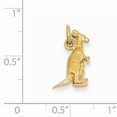 thumbnail image 2 of Beautiful 14k 3D Kangaroo with Joey Charm, 2 of 2
