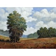 thumbnail image 2 of Johnson, Tim 32x25 White Modern Wood Framed Museum Art Print Titled - Countryside, 2 of 4