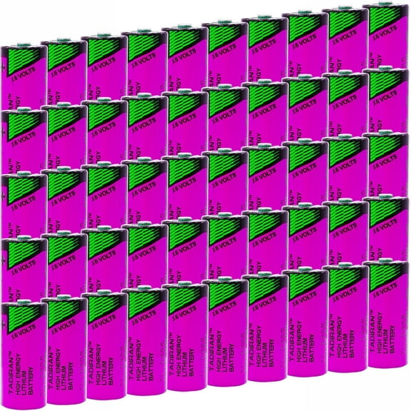(Pack of 50) TL-5955 3.6V 2/3AA Battery Replacement for Tadiran TL-2155 TL-4955 TL-5155 TL-5955, Xeno XL-055F, Comp-100 Lithium Thionyl Chloride Battery (ER14335)