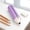Purple, variant on Pen-Shaped Silicone Pen Case for Toddlers and Students,Soft and Portable Office Supplies Organizer with Zipper,3 Bright Colors Available,Lightweight and Waterproof