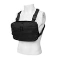 thumbnail image 3 of Chest Rig Cola pechera de resistencia paquete frontal Bolsa chaleco deportiva multiusos Bolsa de plataforma de pecho, 3 of 8