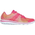 thumbnail image 2 of Women's Propet TravelActiv Knit Sneaker Pink/Yellow 3-D Knit 11 2E, 2 of 2