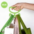 thumbnail image 3 of 2 Pcs/Ensemble Support de Sac en Plastique Robuste – Sac de Courses Réutilisable Outil de Transport 2 Pack Outil de Transport Magasinage ABS, Noir, 3 of 7