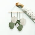 thumbnail image 4 of UNIQUE CREATIV CRAFT Macramé Wall Décor Kit – Leaves, 1 pc, Age 8+, Beginner, 33×53 cm, 4 of 4