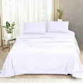 thumbnail image 4 of Hearth & Gear Stylish And Soft 4 Piece Bedding Set For Cozy Bedroom Made From Durable Polyester Fiber 180 Thread Count Sheets Your Sheets Size Patterned Sheets Linen Fitted Sheet Sheets for Size Bed, 4 of 4