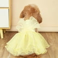 thumbnail image 6 of UOSIA Pet Dog Dress Girl Green Puppy Chihuahua Yorkie Tutu Skirt,XS,Yellow, 6 of 6