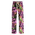 thumbnail image 5 of LHVUOA Halloween Womens Pajama Pants Wide Leg Funny Graphic Pjs Comfy Bottoms with Pockets, 5 of 7
