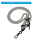 thumbnail image 2 of Teléfono Cordón Universal Bandolera Poliéster Ajustable Cuello Cordón Muñeca Cordón con Cordón Parche para Inteligente Teléfono Nuevo Claro Gris 1 Paquete, 2 of 4