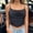 Black, variant on Babysbule Womens Summer Top Fashionable Women's Casual Solid Color Mesh Sleeveless Cool Summer Tank Top