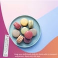 thumbnail image 3 of Advancent Caja de macarrones de 10 Uds., cajas de embalaje decorativas huecas rectangulares, caja de papel segura, postre, galletas, dulces, Herramientas y accesorios para hornear Blanco, 3 of 6