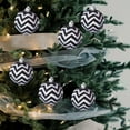 thumbnail image 4 of Christmas Ornaments Christmas Balls Christmas Tree Decorations, Black White Mini Shatterproof Christmas Ball Ornaments Set, Modern Hanging Ornament Bulk for Xmas Tree Holiday Party Home Decor, 4 of 6