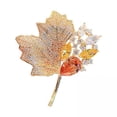 thumbnail image 1 of Broche de mujer,broche de hoja de arce para mujer vestido de moda,broche de diamantes de imitación para el pecho broche de solapa para traje,joyería elegante regalos del día de San Valentín, 1 of 8