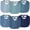 Green, variant on Muslin Baby Bibs for Unisex Boys Girls, Cotton Drool Bibs, Adjustable Newborn Bibs for Drooling and Teething