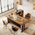thumbnail image 5 of Tribesigns 63" Large Executive Desk L Shaped Computer Desk with File Storage Cabinet, Computer Desk with Mobile Cabinet for Home Office, 5 of 7
