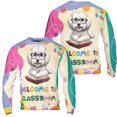 thumbnail image 3 of Welcome to Havanese Classroom Teacher Dog Mom All Over Print 3D Sweatshirt Unisex Merch Havanese Dog Lover Gifts Idea - 02015, 3 of 6