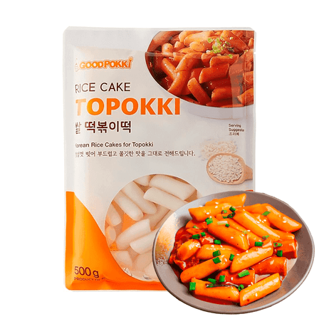 Korean Rice Cake Sticks Topokki (Tteokbokki) 17.63 oz