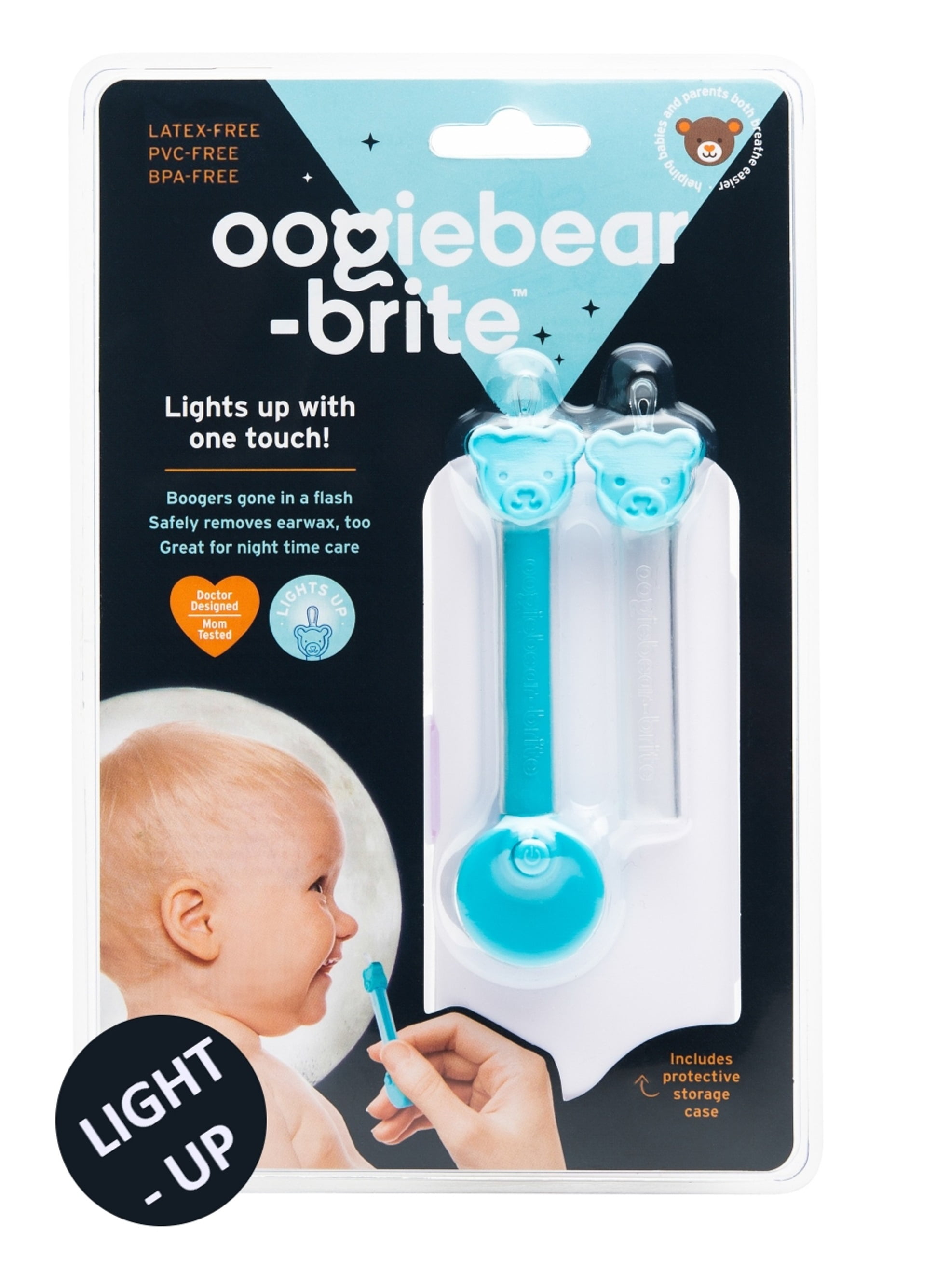 Buy oogiebear brite Baby Nose Cleaner and Ear Wax Removal Tool. Baby