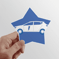 thumbnail image 1 of Energy Vehicles Protect Environment Star Sticker Paster Vinyl Car Tags Decoration Decal, 1 of 3