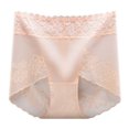 thumbnail image 3 of Aboser Lace Briefs for Women Breathable Hipster Panties Stretch Seamless Bikini Briefs High Waist Cheeky Boyshorts Panty Underwear, 3 of 5