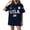 Navy, variant on Oversized USA Tshirts Women Loose American Flag Short Sleeve Patriotic Tops Pullover Crewneck Funny Graphic Tees Army Green, L