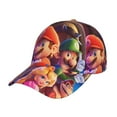 thumbnail image 6 of Lsque Mario Baseball Cap Trucker Low Profile Hat Golf Dad Hat Adjustable Original Classic Unconstructed Plain Cap Men Women, 6 of 9