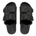 thumbnail image 2 of 1 Pair Sandals Double Buckle Anti Skid Rubber Women's EVA Slides Sandals for Outdoor, 2 of 7