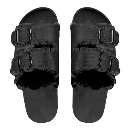 

KunXin 1 Pair Sandals Double Buckle Anti Skid Rubber Women s Comfort EVA Slides Sandals for Outdoor