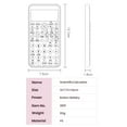 thumbnail image 3 of Mistaha Multi-functional Calculator with 240 Operations, Large LCD Screen and Button Cell Battery - Pink Color Option, 3 of 7