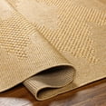thumbnail image 5 of Hauteloom Colum Living Room, Bedroom Patio Outdoor Area Rug - Farmhouse - Straw, Dark Brown, Dark Beige - 2' x 2'11", 5 of 7